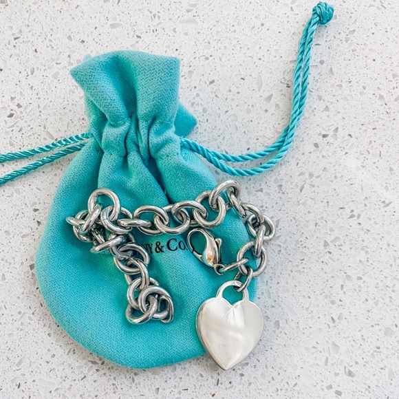 Tiffany & Co. Jewelry - Tiffany heart tag charm bracelet
